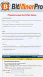 Mobile Screenshot of bitminerpro.com